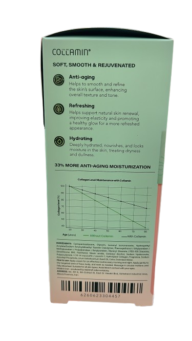 کرم مرطوب کننده کلاژن بانک کلامین